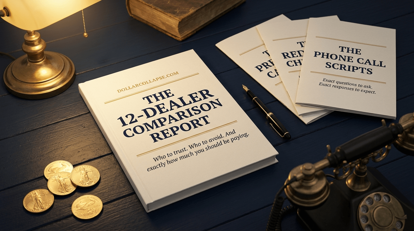 The Gold Dealer Comparison Kit from DollarCollapse